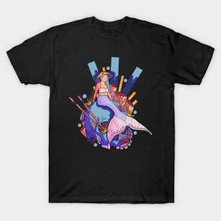 The mermaid and the skull T-Shirt